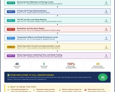 Diode Fundamentals Practice Exam Solutions | PinoyBIX