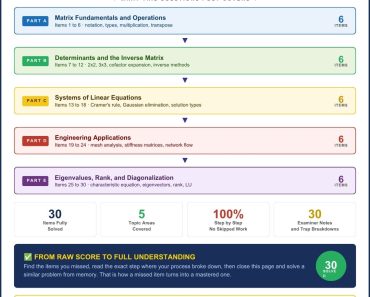 Matrices Practice Exam – Complete Solutions | PinoyBIX Matrices Practice Exam – Complete Solutions | PinoyBIX