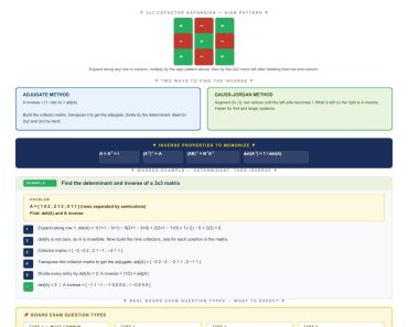 Matrix Determinants and Inverse – ECE Board Exam Reviewer | PinoyBIX Matrix Determinants and Inverse – ECE Board Exam Reviewer | PinoyBIX